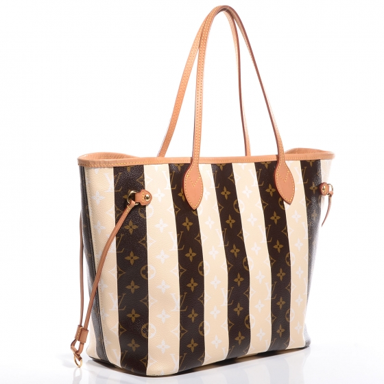 louis vuitton monogram rayures neverfull mm