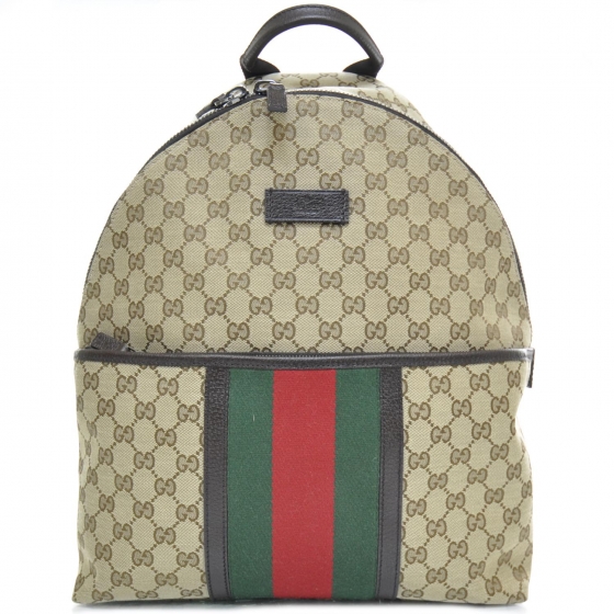 gucci monogram backpack