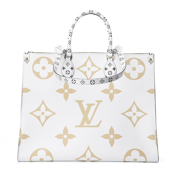 louis vuitton cream monogram bag