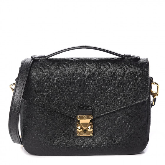 louis vuitton pochette metis empreinte noir