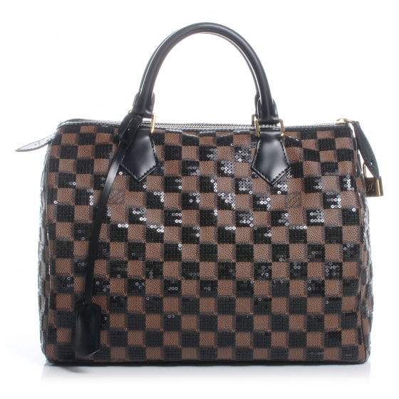 damier paillettes speedy 30