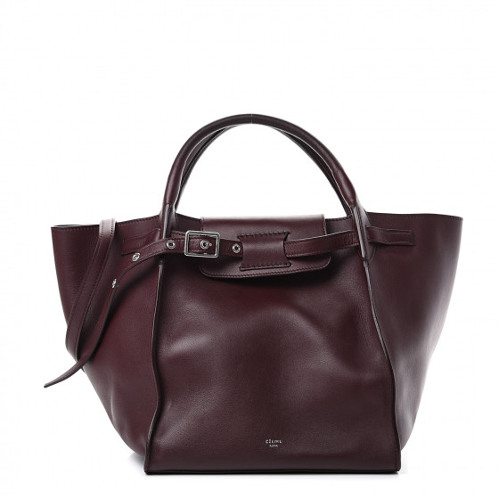 celine small big bag burgundy