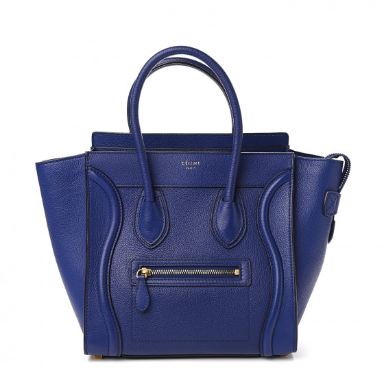 celine micro luggage drummed calfskin