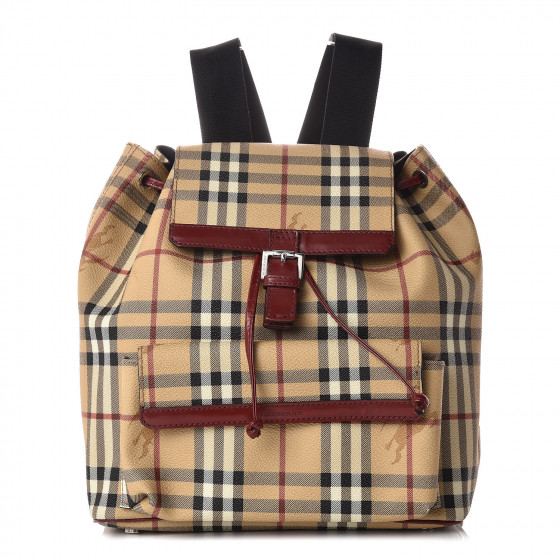 BURBERRY Haymarket Check Backpack 373828 | FASHIONPHILE