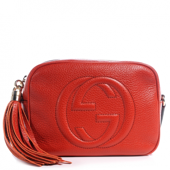 orange gucci soho disco bag