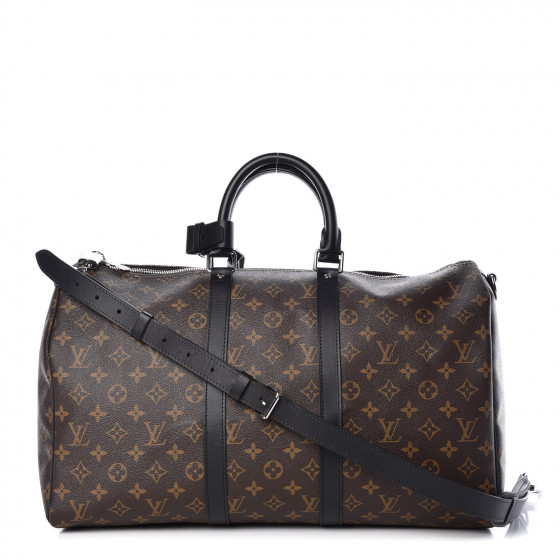 louis vuitton monogram macassar keepall bandouliere 45