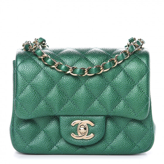 chanel mini green