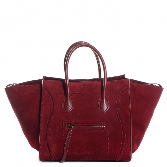 burgundy celine bag