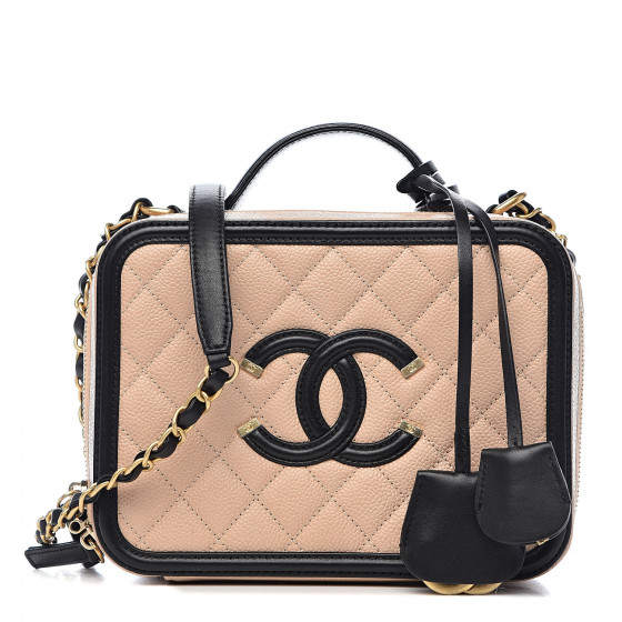 chanel filigree vanity case medium