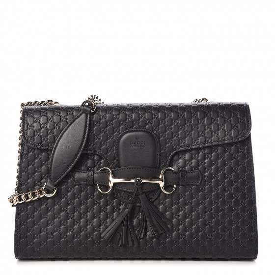 gucci microguccissima medium emily chain shoulder bag