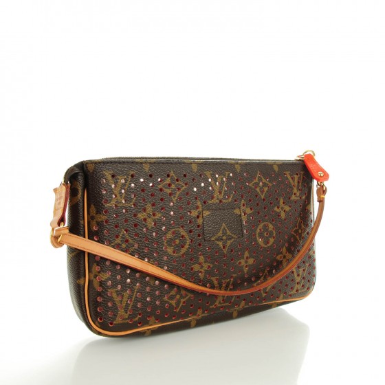 louis vuitton orange clutch