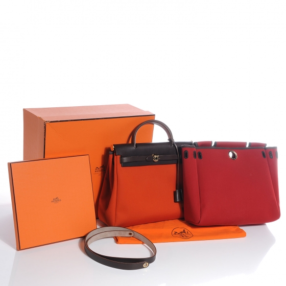 hermes herbag orange