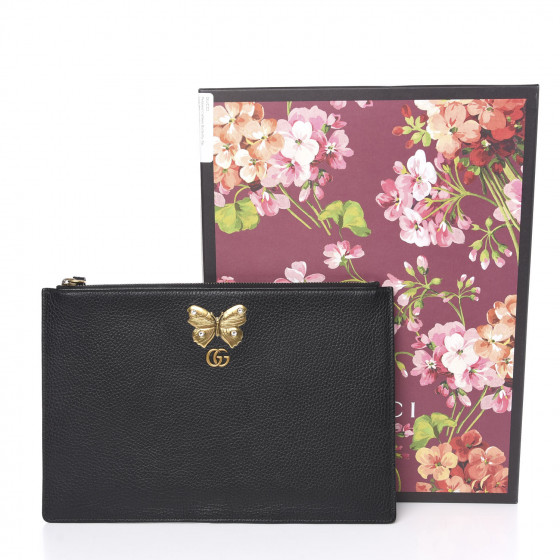 gucci butterfly pouch