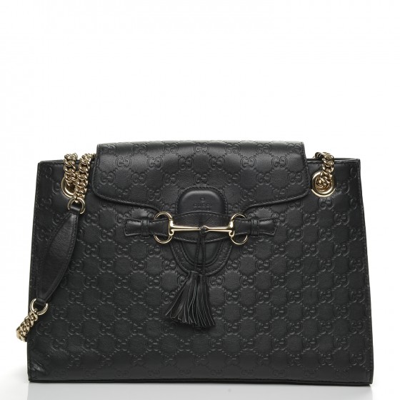 gucci emily guccissima chain shoulder bag