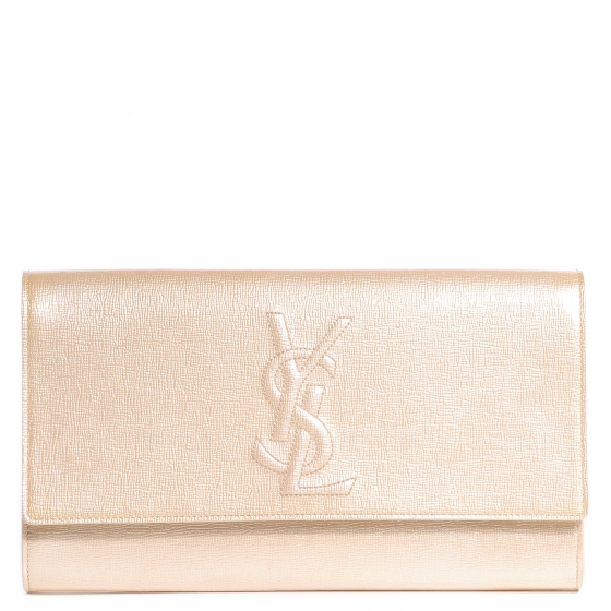 champagne gold clutch