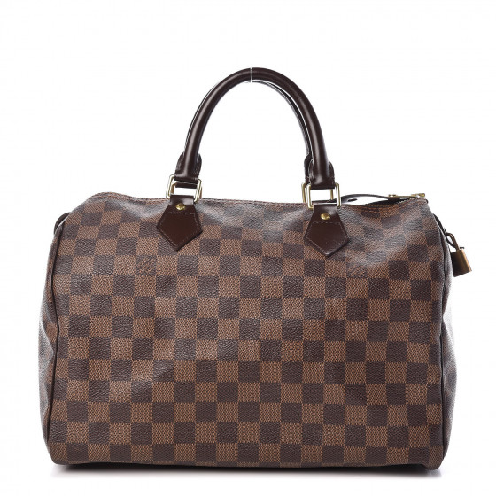 LOUIS VUITTON Damier Ebene Speedy 30 409953