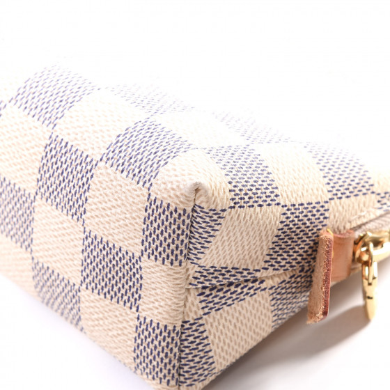 louis vuitton cosmetic pouch damier azur