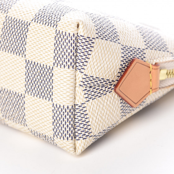 louis vuitton cosmetic pouch damier azur