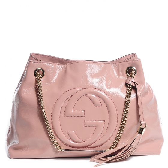 gucci soho patent leather bag