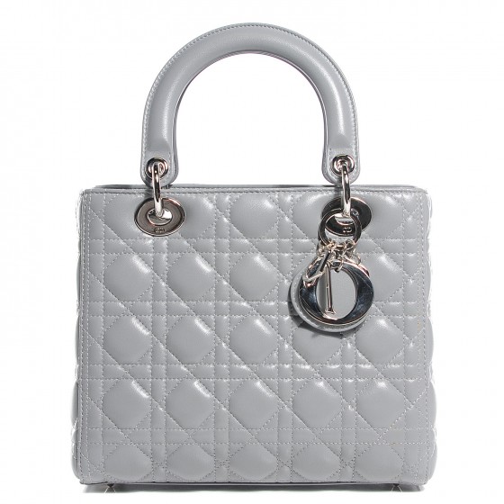 dior lady bag grey