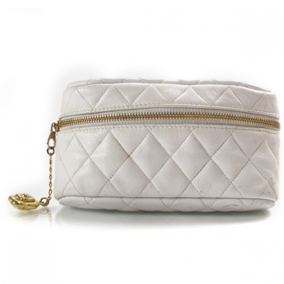 white chanel fanny pack