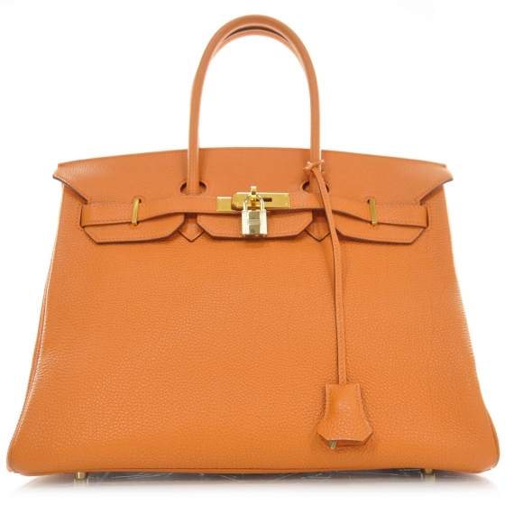 hermes birkin 35 orange togo