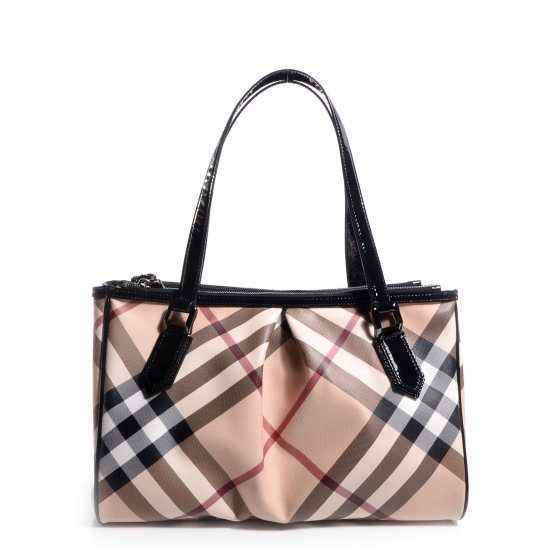 nova check burberry tote