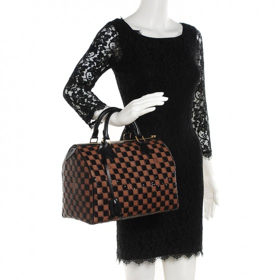 damier paillettes speedy 30