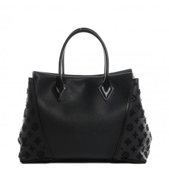 LOUIS VUITTON Veau Cachemire Tote W PM Black 64977