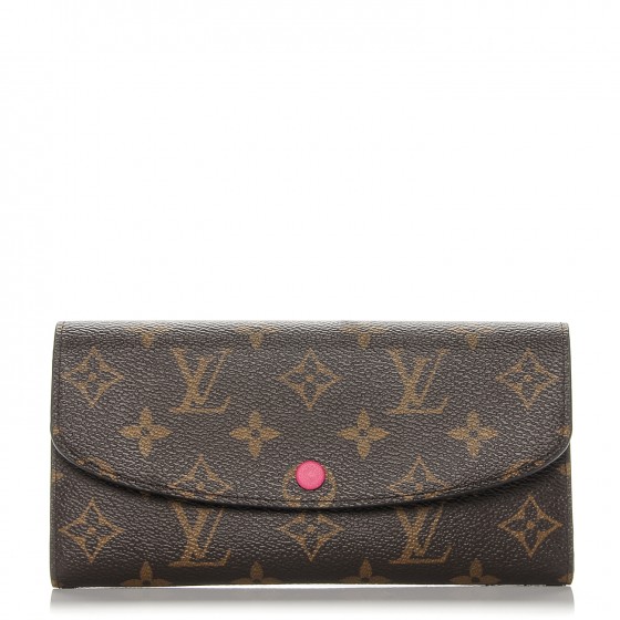 lv emilie wallet pink