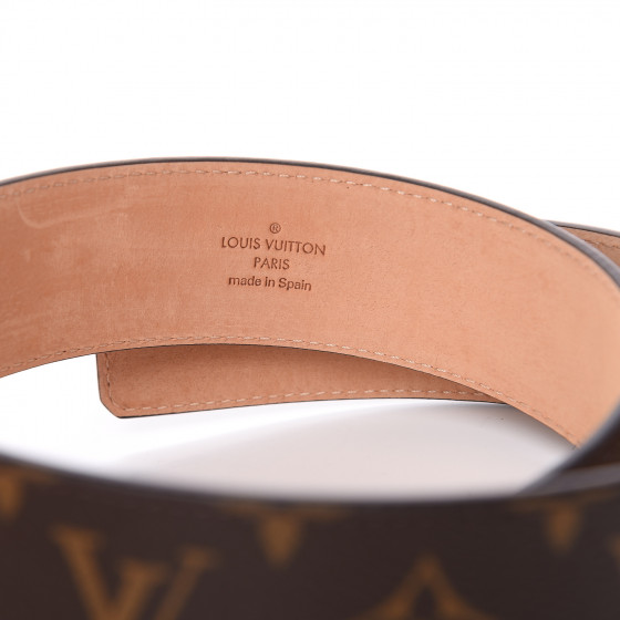 Louis Vuitton LV Initiales Eclipse Taiga Rainbow Reversible Belt