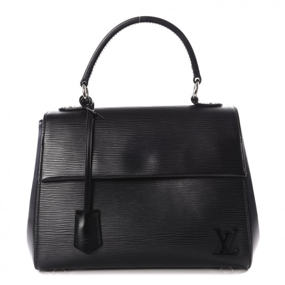 louis vuitton black epi leather cluny