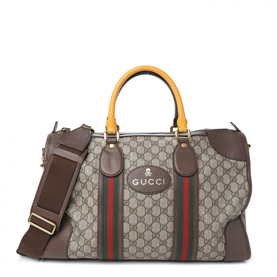 brown gucci duffle bag