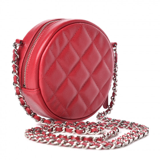 chanel clutch round