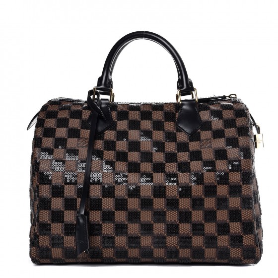 damier paillettes speedy 30