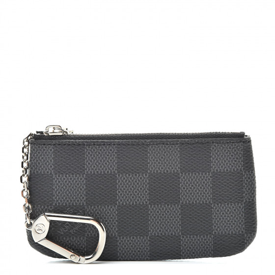 louis vuitton key pouch damier graphite