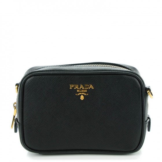 prada black camera bag