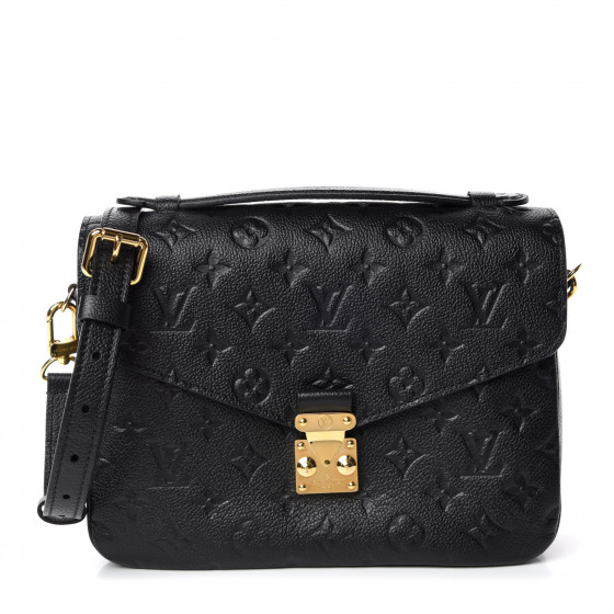 louis vuitton pochette metis empreinte noir