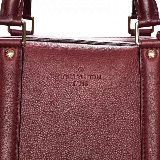 Louis Vuitton Dark Red Jasper Calf Leather Sofia Coppola SC Bag GM