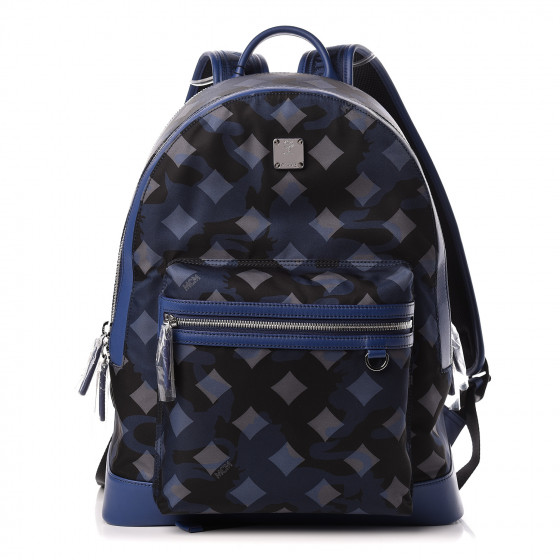 mcm nylon backpack