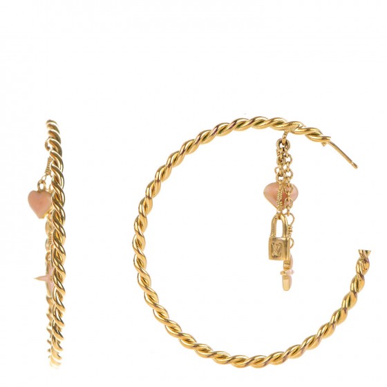 Louis Vuitton, Jewelry, Louis Vuitton Creole Sweet Monogram Hoop Earrings  Multicolor Womens