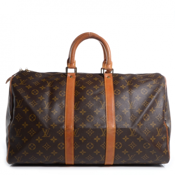 louis vuitton keepall 45 black monogram