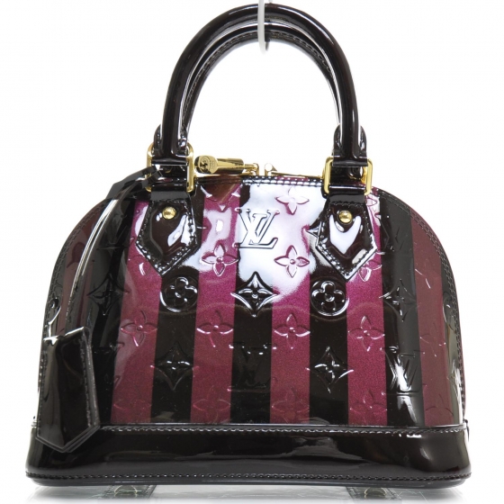 louis vuitton alma bb vernis amarante