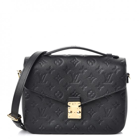 louis vuitton pochette metis empreinte noir