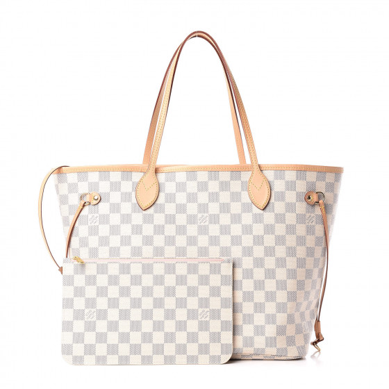 louis vuitton neverfull azur pink