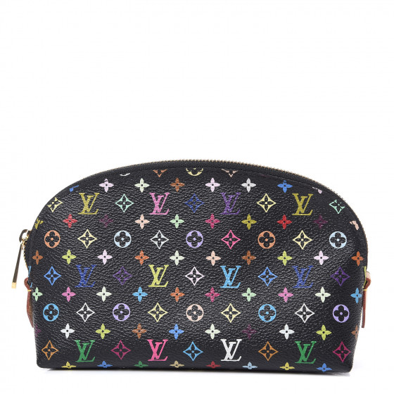 lv multicolor cosmetic pouch