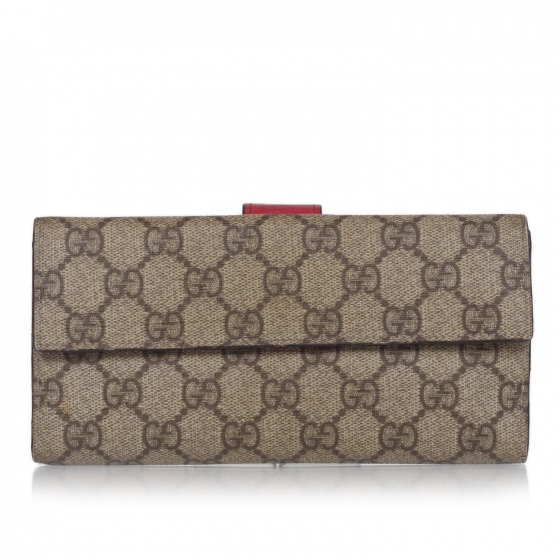 gucci coated canvas wallet