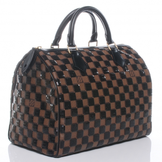 damier paillettes speedy 30