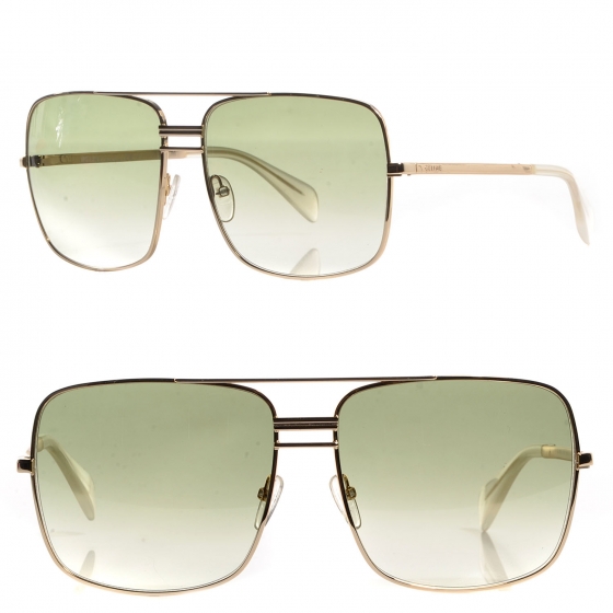 celine sunglasses gold frame