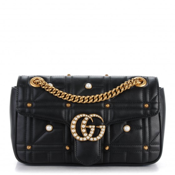 gucci marmont bag with pearls